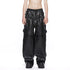 JULIUS 917PAM17 Black / Mechanical Pants